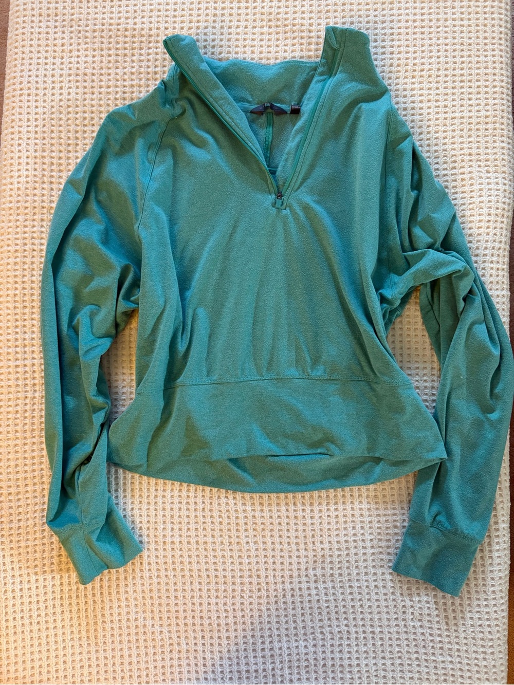Teal Quarter Zip